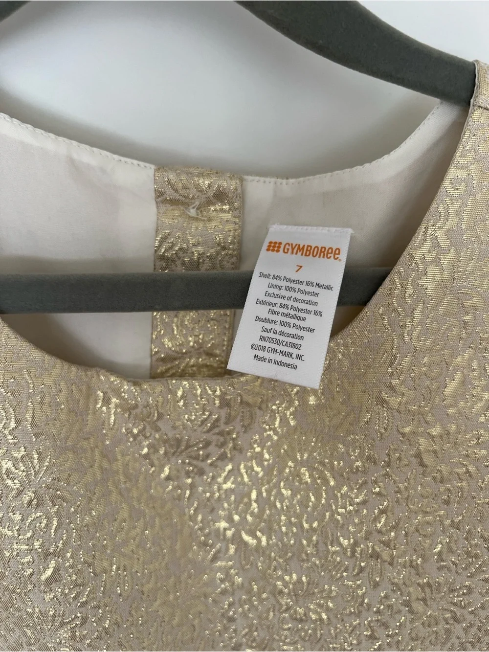 Gymboree Gold Metallic Dress
